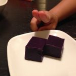 紫芋で手作り芋ようかん