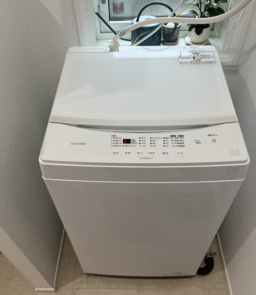 IRISOHYAMA アイリスオーヤマ 洗濯機 DAW-A60 2021年製 6㎏